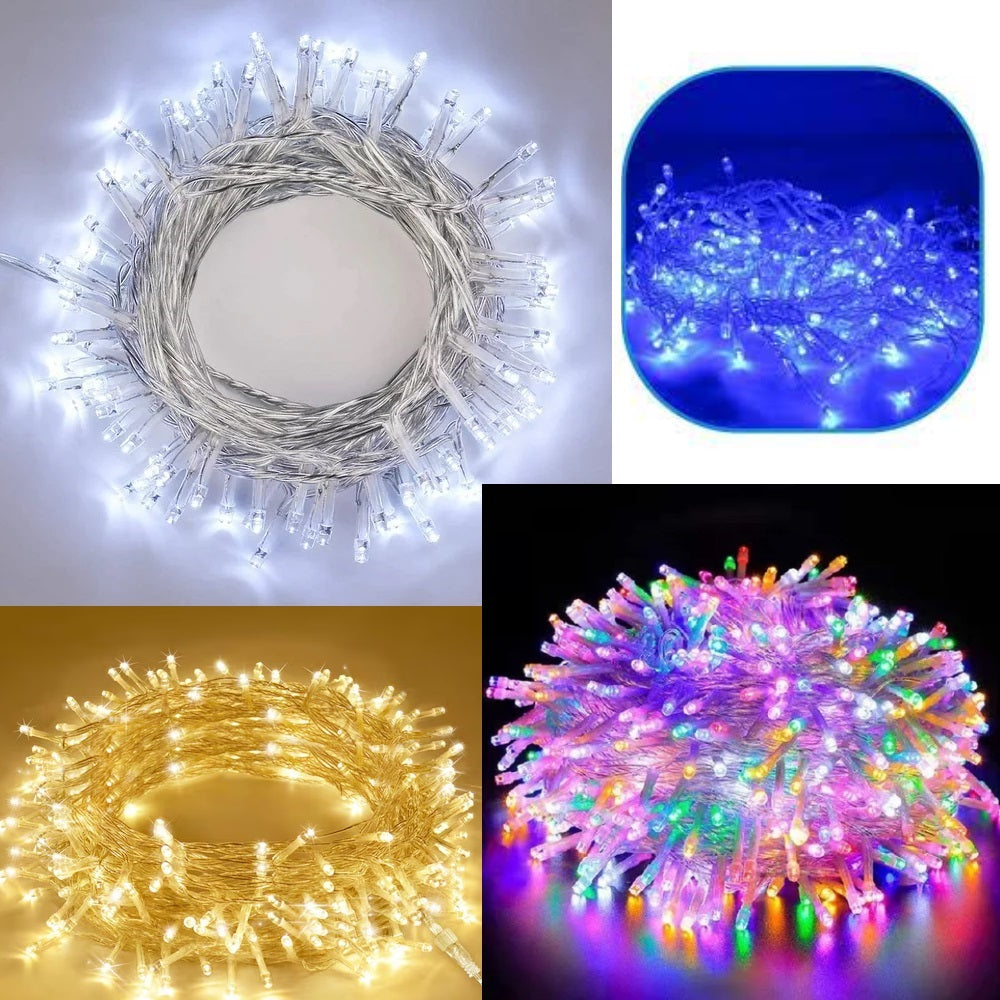 Set X3 Luces de Navidad Lineal X100 C/U